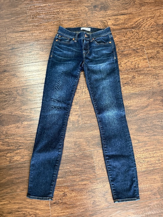 Madewell Denim - Madewell Skinny Skinny Jeans Size 24 Dark Wash Mid Rise Denim
